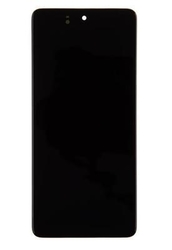Přední kryt Samsung M515 Galaxy M51 Black / černý + LCD + dotyková deska, Originál