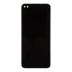 Přední kryt Realme 6 Pro Black / černý + LCD + dotyková deska, Originál
