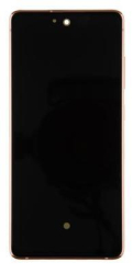 Přední kryt Samsung G780 Galaxy S20 FE 4G Cloud Orange / oranžový + LCD + dotyková deska,