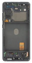Přední kryt Samsung G781 Galaxy S20 FE 5G Cloud Navy / modrý + LCD + dotyková deska, Origi