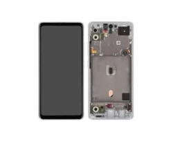 Přední kryt Samsung A516 Galaxy A51 White / bílý + LCD + dotyková deska, Originál