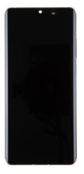 Přední kryt Huawei P30 Pro Silver Frost / stříbrný + LCD + dotyková deska, Originál