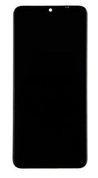 Přední kryt Huawei Y6P Midnight Black / černý + LCD + dotyková deska, Originál