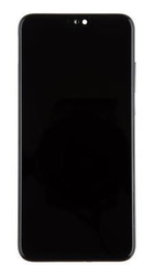 Přední kryt Huawei Honor 9X Lite Midnight Black / černý + LCD + dotyková deska, Originál