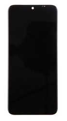 Přední kryt Motorola E7 2020 Black / černý + LCD + dotyková desk