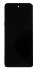 Přední kryt Motorola G 5G Black / černý + LCD + dotyková deska, Originál