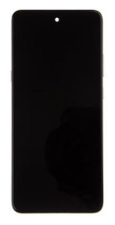 Přední kryt Motorola G 5G Silver / stříbrný + LCD + dotyková deska, Originál