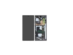 Přední kryt Samsung N986 Galaxy Note 20 Ultra White / bílý + LCD + dotyková deska, Originá