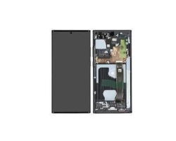 Přední kryt Samsung N985 Galaxy Note 20 Ultra White / bílý + LCD + dotyk, Originál