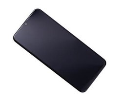 Přední kryt Samsung A205 Galaxy A20 Black / černý + LCD + dotyko