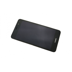 Přední kryt Huawei Y5 2017 Black / černý + LCD + dotyková deska, Originál
