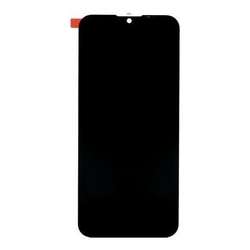 Přední kryt Motorola E6s 2020 Black / černý + LCD + dotyková deska, Originál