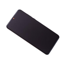 Přední kryt Huawei P30 Lite Black / černý + LCD + dotyková deska, Originál