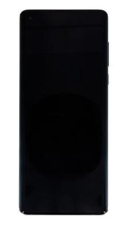 Přední kryt Motorola Edge Black / černý + LCD + dotyková deska, Originál