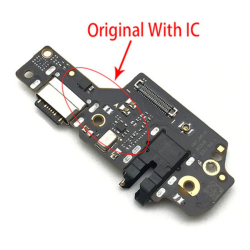 UI deska Xiaomi Redmi Note 8 + USB-C konektor + mikrofon + AV audio, Originál