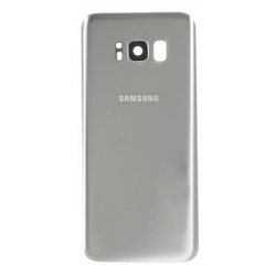 Zadní kryt Samsung G950 Galaxy S8 Silver / stříbrný + sklíčko kamery, Originál