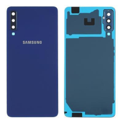 Zadní kryt Samsung A750 Galaxy A7 2018 Blue / modrý + sklíčko kamery, Originál