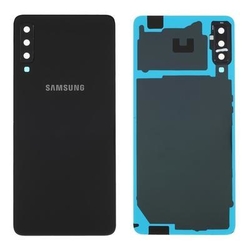 Zadní kryt Samsung A750 Galaxy A7 2018 Black / černý + sklíčko k