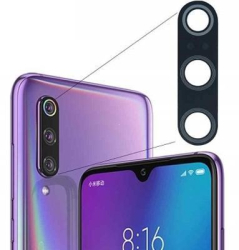 Sklíčko kamery Xiaomi Mi 9 Lite Black / černé