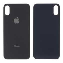 Zadní kryt Apple iPhone XS Black / černý - větší otvor pro sklíč