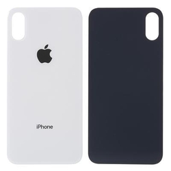 Zadní kryt Apple iPhone XS White / bílý - větší otvor pro sklíčk