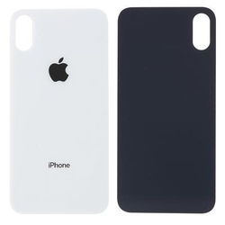 Zadní kryt Apple iPhone X White / bílý - větší otvor pro sklíčko