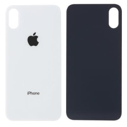 Zadní kryt Apple iPhone X White / bílý - větší otvor pro sklíčko kamery