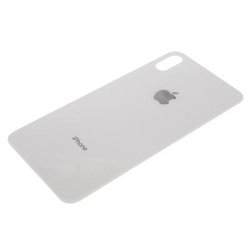 Zadní kryt Apple iPhone XS Max White / bílý - větší otvor pro sk