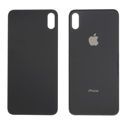Zadní kryt Apple iPhone XS Max Black / černý - větší otvor pro s