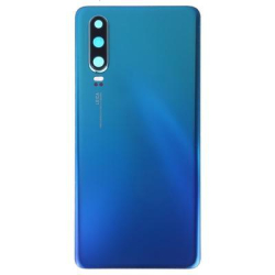 Zadní kryt Huawei P30 Aurora / modrý + sklíčko kamery, Originál
