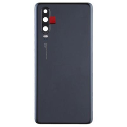 Zadní kryt Huawei P30 Black / černý + sklíčko kamery, Originál