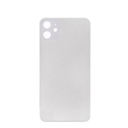 Zadní kryt Apple iPhone 11 White / bílý - větší otvor pro sklíčk