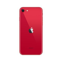 Zadní kryt Apple iPhone SE 2020 Red / červený + sklíčko kamery + střed