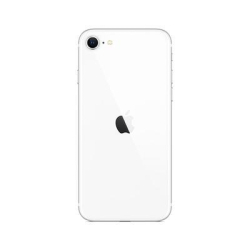 Zadní kryt Apple iPhone SE 2020 White / bílý + sklíčko kamery + střed