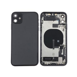 Zadní kryt Apple iPhone 11 Black / černý + sklíčko kamery + stře