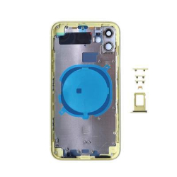 Zadní kryt Apple iPhone 11 Yellow / žlutý + sklíčko kamery + střed