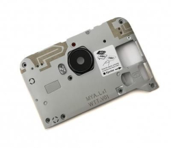 Kryt kamery Huawei Y6 2017 Grey / šedý + sklíčko, Originál - SWAP