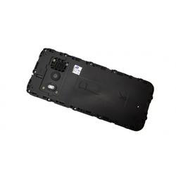 Střední kryt Nokia 800 Tough Black / černý + sklíčko kamery - SW