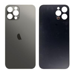 Zadní kryt Apple iPhone 12 Pro Graphite / grafitový - větší otvo