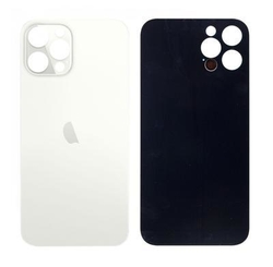 Zadní kryt Apple iPhone 12 Pro Max Silver / stříbrný - větší otv