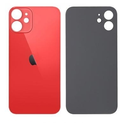 Zadní kryt Apple iPhone 12 Red / červený - větší otvor pro sklíč