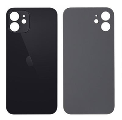 Zadní kryt Apple iPhone 12 mini Black / černý - větší otvor pro