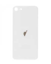 Zadní kryt Apple iPhone SE 2020 White / bílý - větší otvor pro s