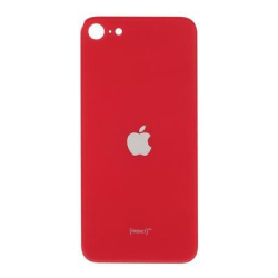 Zadní kryt Apple iPhone SE 2020 Red / červený - větší otvor pro sklíčko kamery