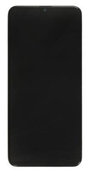 Přední kryt Realme 5 Pro Black / černý + LCD + dotyková deska, Originál