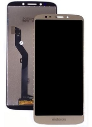 Přední kryt Motorola Moto E5 Play, XT1920 Gold / zlatý + LCD + dotyková deska, Originál