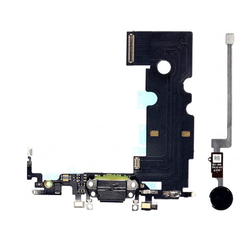 Flex kabel Apple iPhone 7 + Lightning konektor Black / černý + h