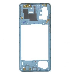 Střední kryt Samsung A715 Galaxy A71 Silver / stříbrný (Service
