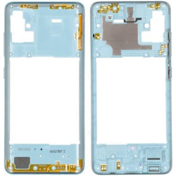 Střední kryt Samsung A515 Galaxy A51 Crush Blue / modrý, Originál