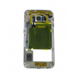 Střední kryt Samsung G925 Galaxy S6 Edge Gold / zlatý, Originál